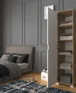 Šatňové skrine Šatníková skriňa 40 Cm 1600-014
