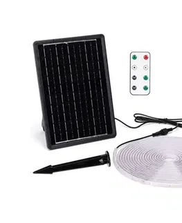LED osvetlenie  B.V.  - LED Stmievateľný solárny pásik LED/10W/3,2V 10 m 6500K IP65 + DO B10201NK7