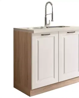 Kuchynské skrinky stojace Kuchynská skrinka Smart 13D Sonoma/biely Mat