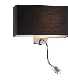 Svietidlá Ideal Lux - LED Nástenné svietidlo 1xE27/60W + 1xLED/1W