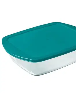 Dózy na potraviny PYREX Pekáč/dóza na potraviny s vekom obdĺžniková, 23x15x7cm, 1,2L, sklo číre PYREX