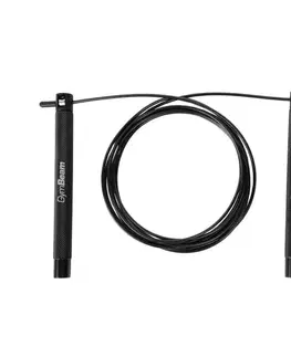 Švihadlá GymBeam Speed Rope Black
