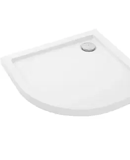 Sprchové vaničky Vanička polokrúhla Look Rea K7908 white 80x80