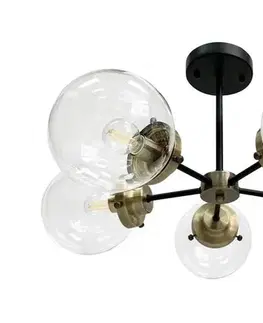 LED osvetlenie Stropná lampa LENS 5xE14 Candellux