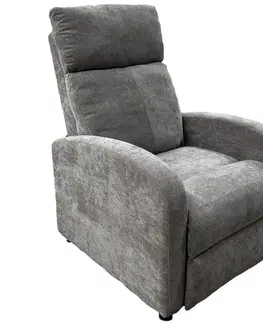 Relaxačné kreslá Kreslo Trier 12524 Holms 07 sivá