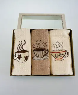 Utierky Utierky na riad vaflové coffe 40x60cm 3ks TiaHome