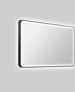 Kúpeľňový nábytok Zrkadlo so senzorom SAT Vision 100x70 cm čierna SATZVI70100CE SATZVI70100CE