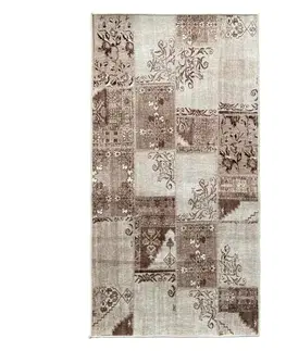 Koberce a koberčeky KONDELA Pelton Typ 2 koberec 80x150 cm mix farieb / vzor