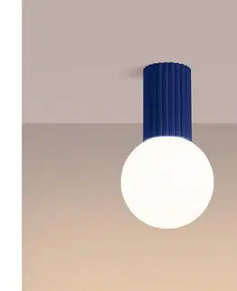 Svietidlá  SL.1738 - Kúpeľňové stropné svietidlo HALO 1xG9/8W/230V IP44 modrá SL.1738