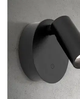 Svietidlá Orion - LED stmievateľné nabíjacie svietidlo LUXY LED/1W/5V 2200 mAh 2700/3000/4000K čierna Str 10-605 schwarz