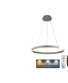 Svietidlá  LED Stmievateľný luster na lanku LED/70W/230V 3000-6500K + diaľkové ovládanie J4326/S