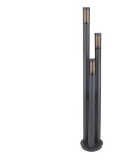 Záhradné lampy Globo 3159-3SA - Vonkajšia lampa BOSTON 3xE27/23W/230V IP44 3159-3SA