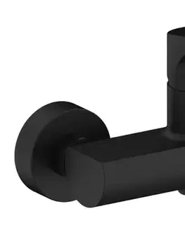 Kúpeľňové batérie Sprchová batéria SAT Project bez sprchového setu 150 mm čierna matná SATBSPRO268C SATBSPRO268C