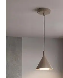 Svietidlá BRILAGI - Závesné svietidlo na lanku CONE SINGLE 1xGX53/15W/230V béžová WO-E14-G07-BEI-OEM