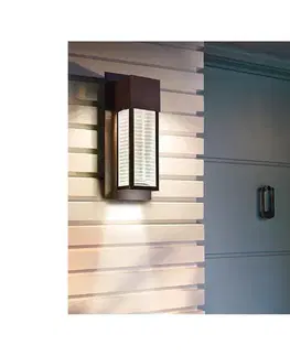 Svietidlá Elstead Kichler - LED Vonkajšie nástenné svietidlo SOREL 1xGU10/7W/230V IP44 hnedá KL-SOREL2-M-LED