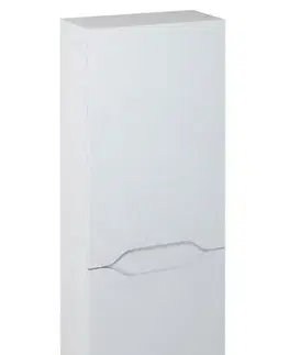 Kúpeľňový nábytok SAPHO - WAVE skrinka vysoká 40x140x20cm, ľavá/pravá, biela WA250-3030