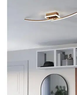 Svietidlá Eglo 901219 - LED Stropné svietidlo LUNGOLAGO LED/12W/230V 4000K medená 901219