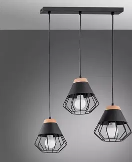 Lampy nad stôl do jedálne Lampa Rina 3 Pł 62114 LW3