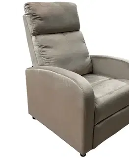Relaxačné kreslá Kreslo Trier 12525 Bluvel 40 hnedá