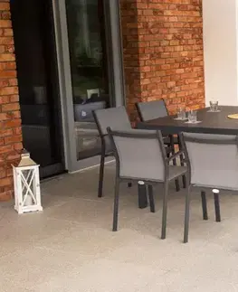 Záhradné jedálenské sety Záhradný jedálenský set 8+1 GH5441 antracit