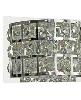Nástenné svetlá Nástenná lampa Saturn G9 chróm