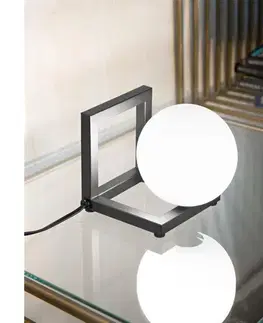 Lampy Ideal Lux - LED Stolná lampa ANGOLO 1xG9/3W/230V čierna 284316