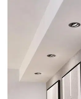 Svietidlá Eglo 902281 - sada 3x LED stmievateľných stropných svietidiel SALICETO LED/6,4W/230V pr.8,8cm čierna 902281