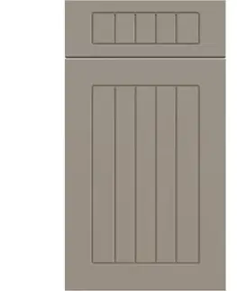 Dvierka a čelá zásuviek pre kuchynske skrinky Kuchynská predná časť D40s1(L/P) H5 K257 Kašmír Matná Grii