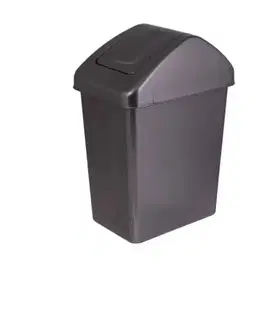 Odpadkové koše Kinekus Kôš na odpad preklápací, objem 25L, plastový, SWING, antracit