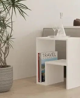 Konferenčné stolíky Príručný stolík / Odkladací stolík Yepa - White