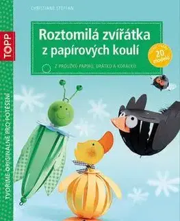 Ručné práce - ostatné TOPP Roztomilá zvířátka z papírových koulí - Christiane Steffan