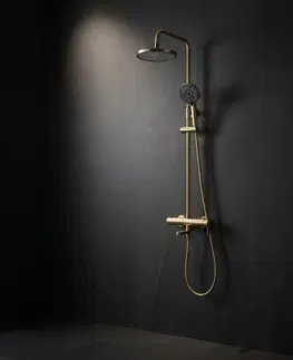 Kúpeľňové batérie REA REA - Sprchový Set Arcos brush gold REA-P8716