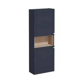 Kúpeľňový nábytok Kúpeľňová skrinka nízka VitrA Root 55x155x25 cm modrá mat ROOTCN55TM ROOTCN55TM