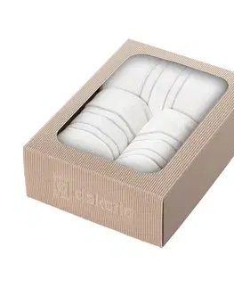 Uteráky Súprava uterákov Gunnar 3ks krémovo biela sivá