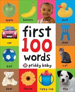 Leporelá, krabičky, puzzle knihy First 100 Words - Roger Priddy