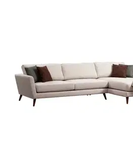 Pohovky a gauče Rohová rozkladacia pohovka Mayorka Corner Large Right ( L3 - Chl ) - Beige