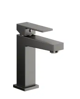 Kúpeľňové batérie KFA - Batéria Logon umývadlová, stojaca, s výpustou kľuk-klak, PVD gunmetal sivá 5132-815-61