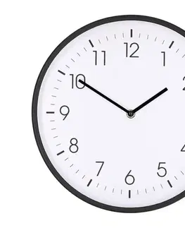 Predlžovacie káble  CLWA1226BK - Nástenné hodiny, priemer 30,8 cm, napájanie 1×AA, čierne CLWA1226BK