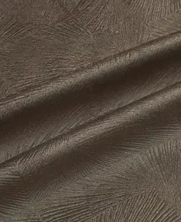 Metrážne závesy Závesový materiál YC11931/280G/05 hnedá 280 Tovar na mieru