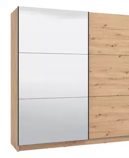 Šatníkové skrine Skriňa Sierra 220 OG zrkadlo artisan 11011510