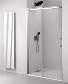 Sprchovacie kúty POLYSAN - THRON ROUND sprchové dvere 1200 guľaté pojazdy, číre sklo TL5012-5005