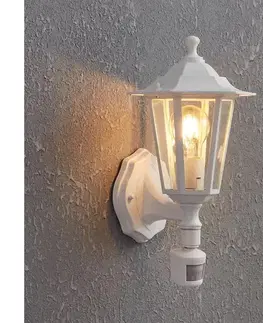 Záhradné lampy EGLO 22464 - Vonkajšie nástenné svietidlo s čidlom LATERNA 5 1xE27/60W 22464