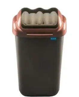 Odpadkové koše Kinekus Kôš na odpad vyklápací 50L, plastový, FALA, zlatý