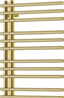 Radiátory do kúpeľne MEXEN/S - Neptún radiátor + vykurovacia tyč 900 x 500 mm, 300 W, zlatá W101-0900-500-2300-50