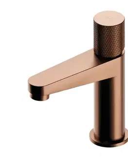 Kúpeľňové batérie OMNIRES - CONTOUR umývadlová batéria, kartáčovaná meď CT8010CPB
