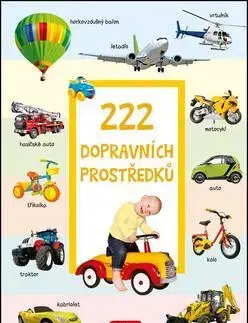 Leporelá, krabičky, puzzle knihy 222 dopravních prostředků