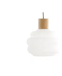 Lampy  Náhradné sklo pre luster MELIA E27, pr. 20 cm, biele 7639