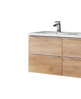 Skrinky s umývadlom ArtCom Kúpeľňová skrinka s umývadlom CAPRI Oak U120/1 | 120 cm