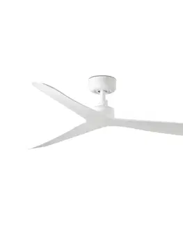 Ventilátory FARO Barcelona FARO 34194WT - Stropný látor ROCKER M pr. 132 cm biely Wi-Fi Tuya + DO 34194WT