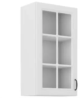 Kuchynské skrinky visiace Kuchynská skrinka STILO biely mat/biely 40gs-90 1f